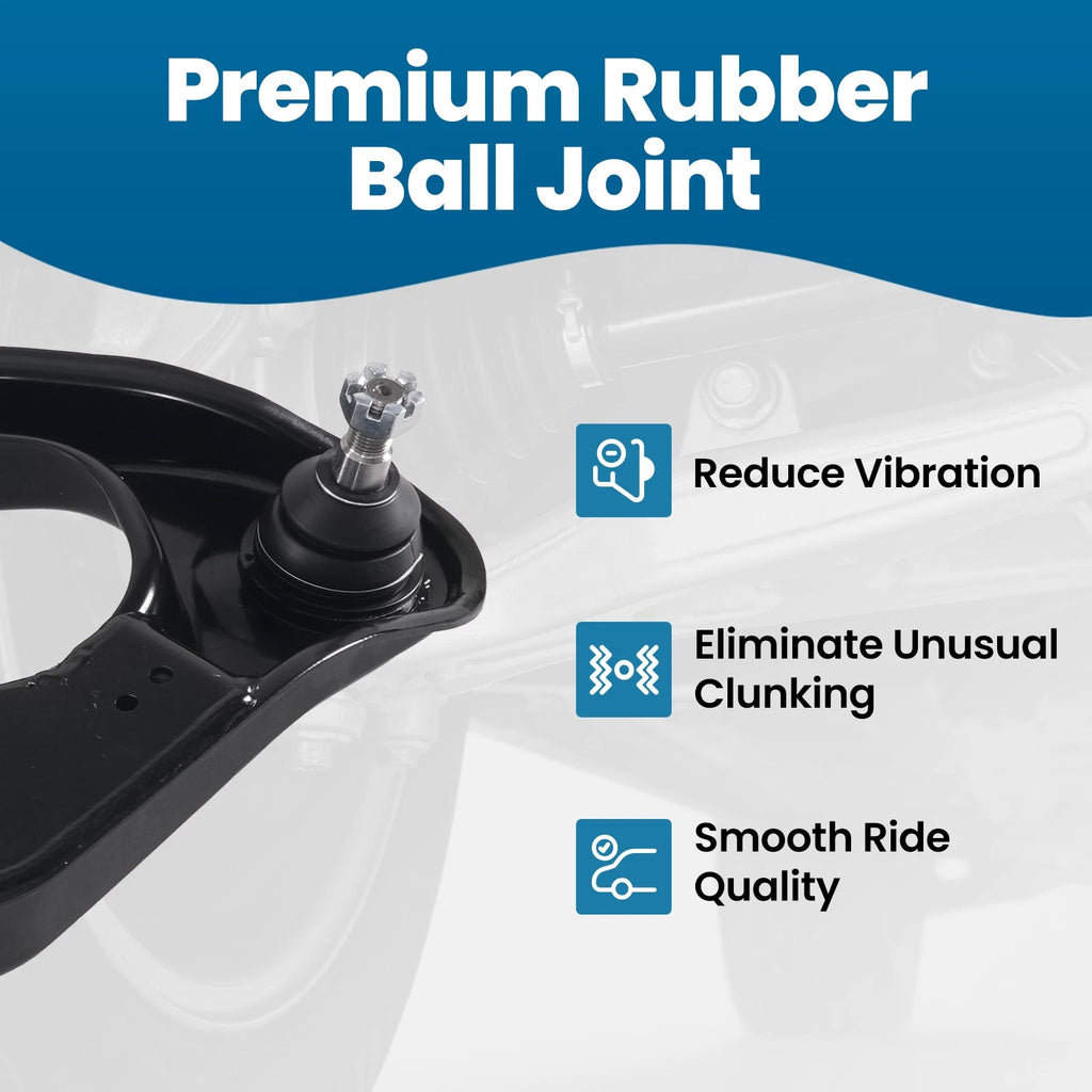 Front Upper Control Arms Ball Joint Tie Rod Kit for Nissan Xterra Frontier (2000–2004)