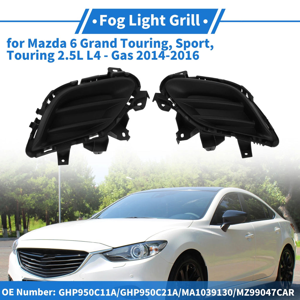 Front Bumper Fog Light Cover Replacement for Mazda 6 Grand Touring (2014–2016)