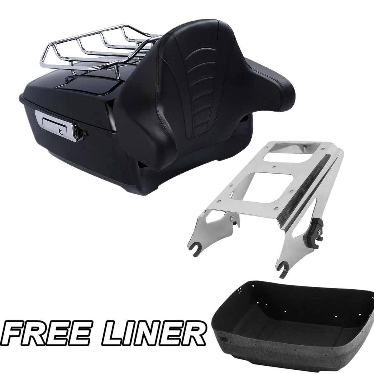 Trunk Backrest Pad for Harley Touring Glide (2009–2013)