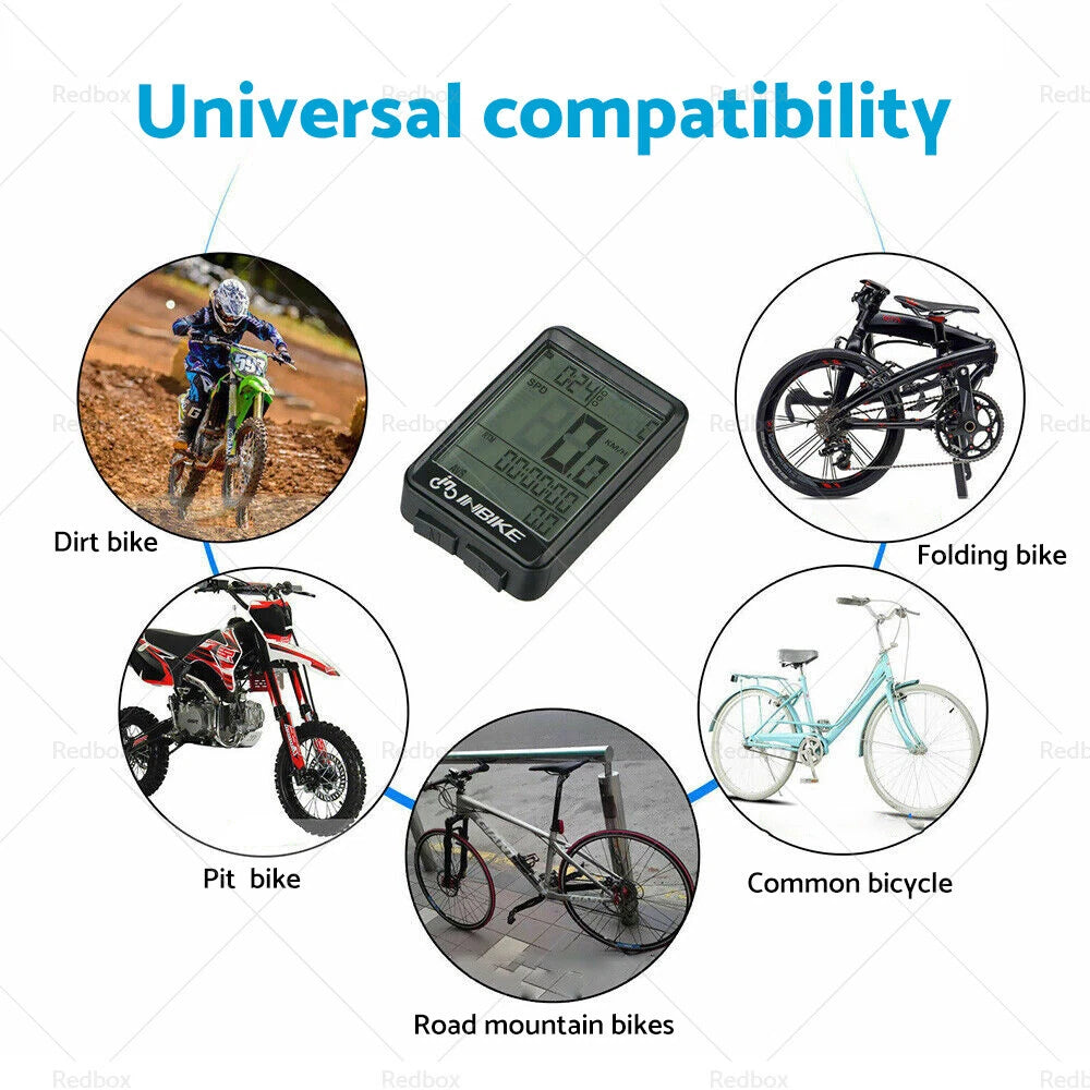 Wireless Waterproof Bicycle Speedometer Odometer for Mountain Bike
