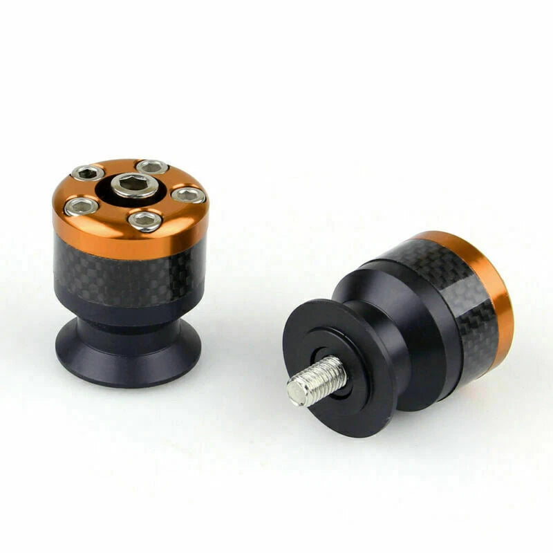 CNC Carbon Fiber 8mm Swingarm Sliders Spools for Honda CBR 250 600 1000 (2011–2023)