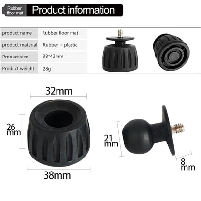 Foot Pad for Monopod D (1/4 to 3/8 Mount)