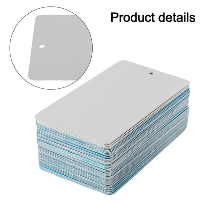 Writeable Aluminum Plant Labels for Greenhouses (Scratch Resistant)