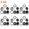 Set of 6 Carburetor Gasket Repair Kit RB-134 for STIHL FS100 (C1Q-S100, C1Q-S101)