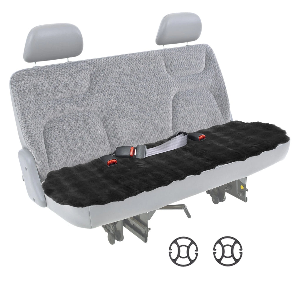 Back Seat Cover for - Bubble Fleece, Bench Seat Protector