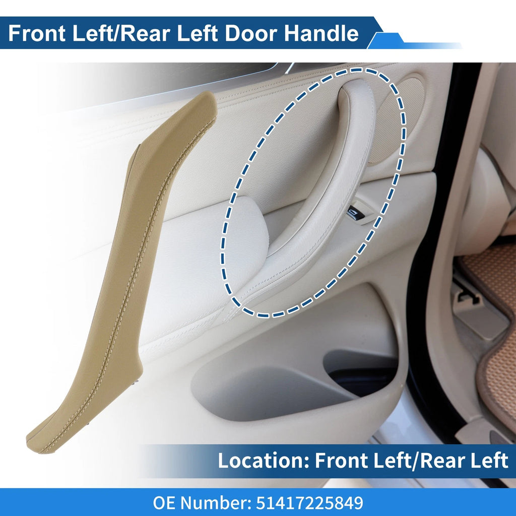 Inner Door Handle Inner Panel for BMW F10 F11 F18 (2010–2017) Beige