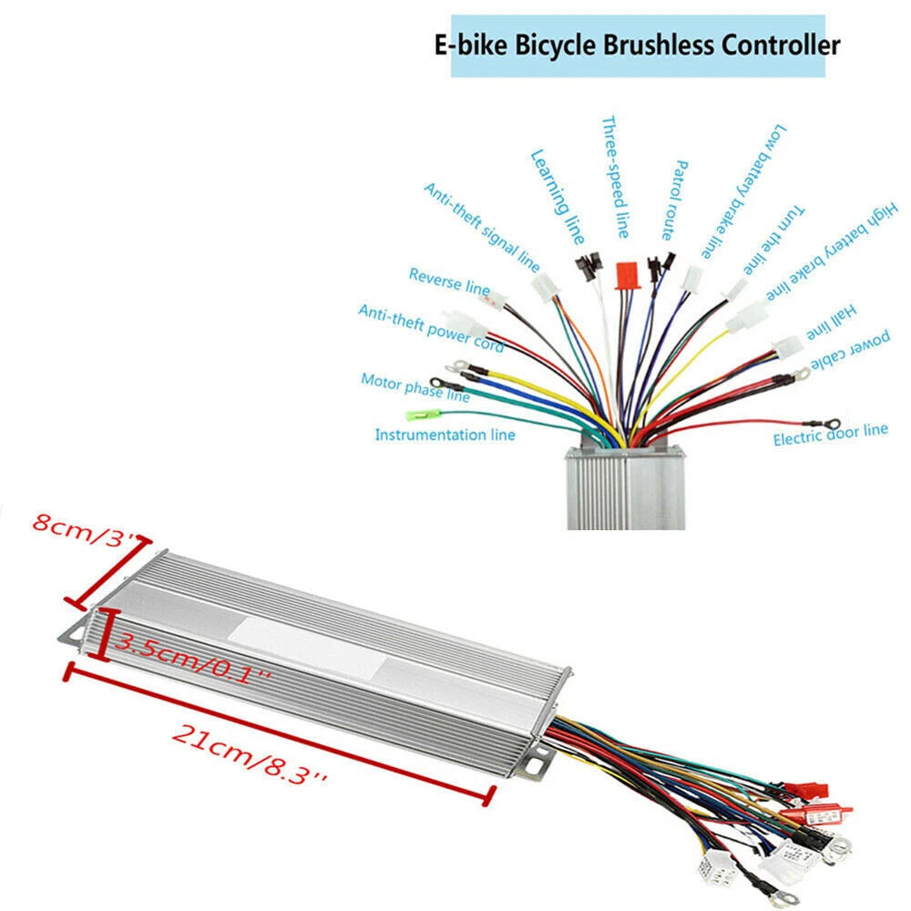 1500W Electric Bike Motor Controller for 36-48V (2015–2023)