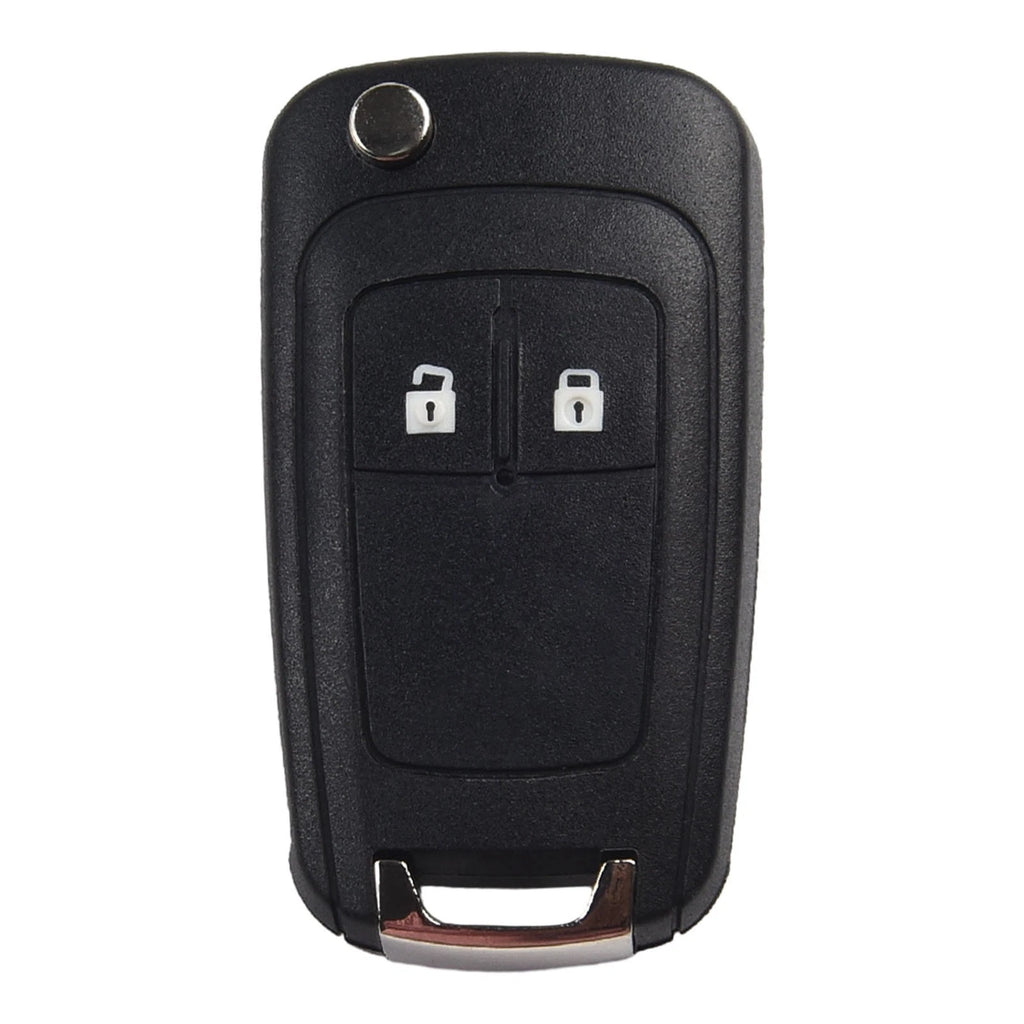 2X Button Folding Key Shell for Opel Astra J, Corsa E (2010–2019)