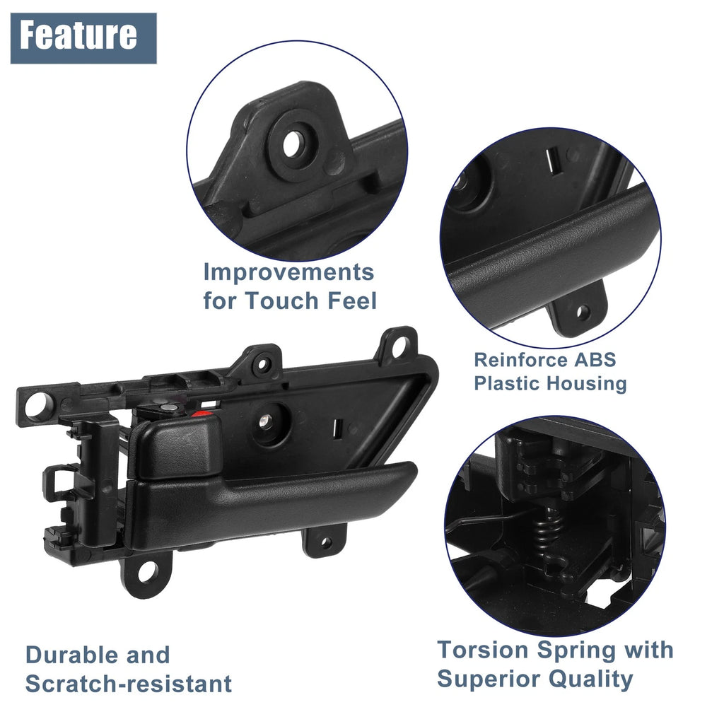 Front Left Right Side Interior Door Handle Set for Hyundai Veracruz (2007–2013)