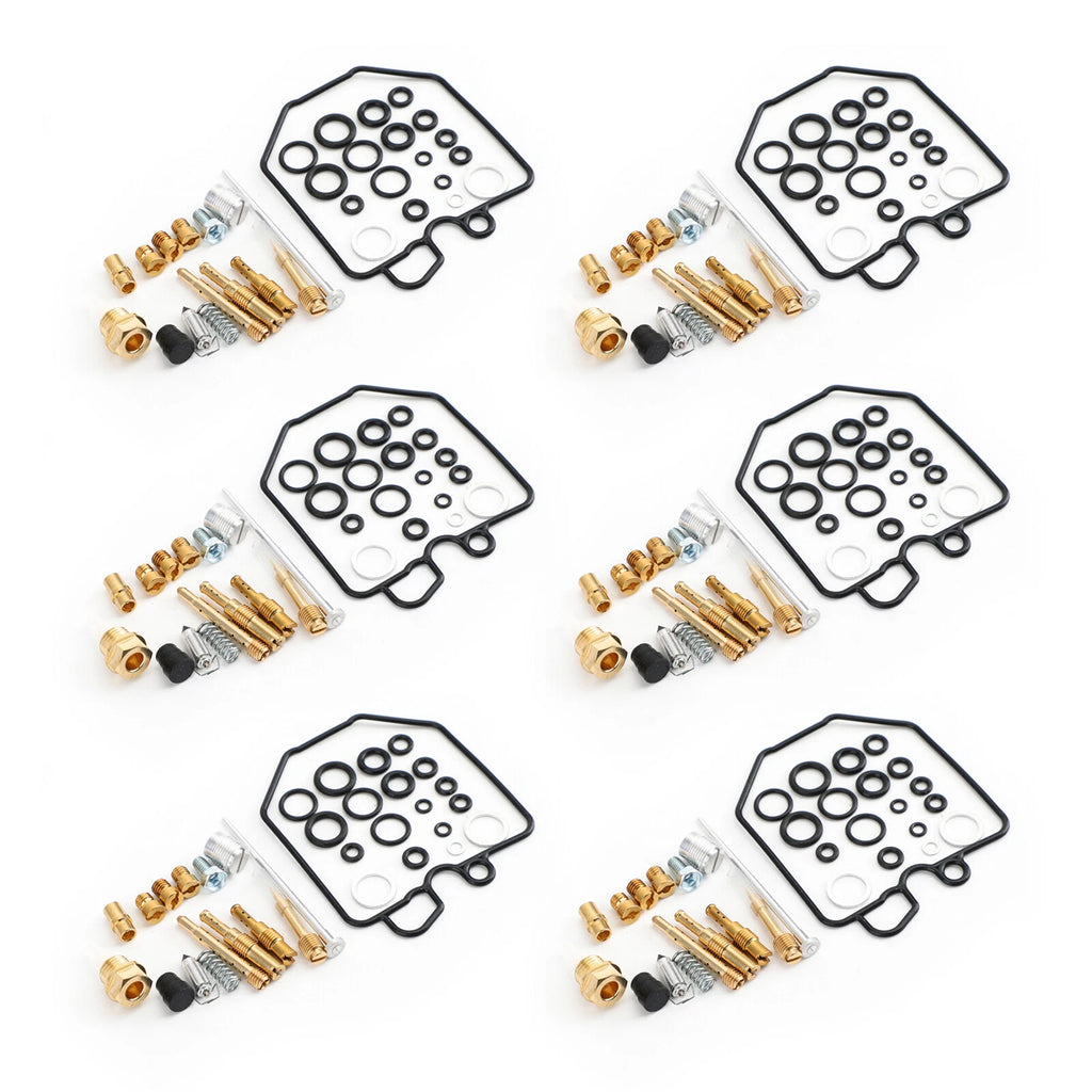 6x Carburetor Repair Rebuild Kit for Honda CBX 1000 (1981–1983)