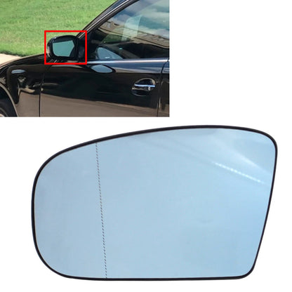 Left Heated Blue Side Mirror Glass for Mercedes S Class W220 (1999–2003)