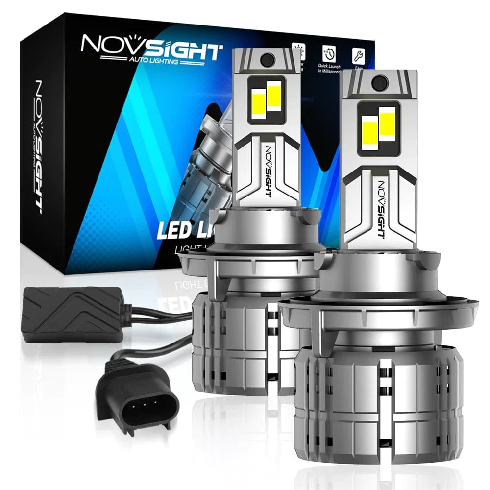 2X H13 9008 LED Headlight Bulb Kit for