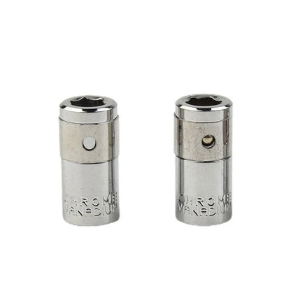 2X Converter Socket 1/4 Inch Chamfer Screwdriver Bit Sleeve