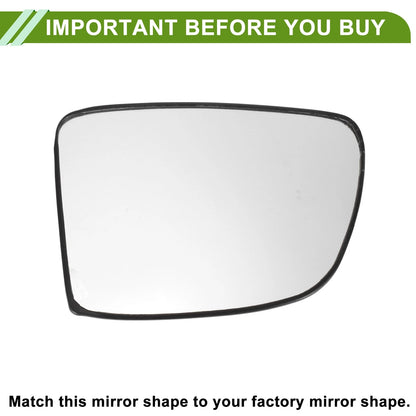 Left Heated Mirror Glass for KIA Carens (2006–2012) No. 876111D900