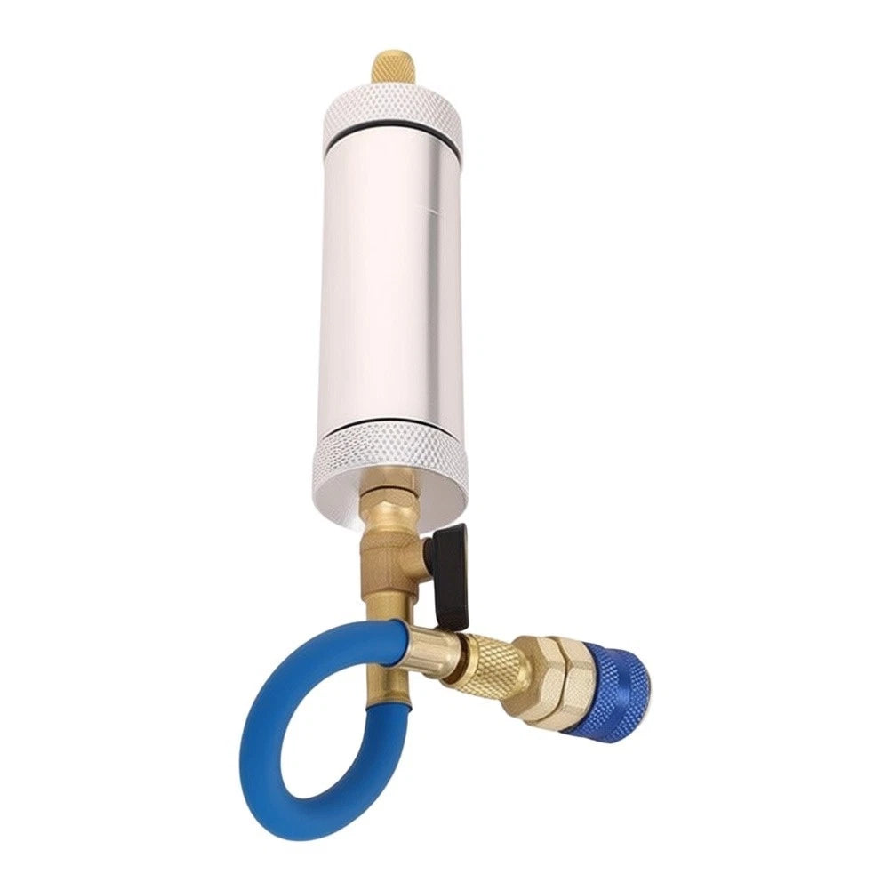 AC Oil Injector for R134A/R1234YF Systems with Precision Scale Markings