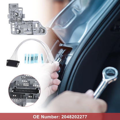 Left Tail Light Socket Wiring for Mercedes-Benz C-Class W204 (2012–2014) No.2048202277