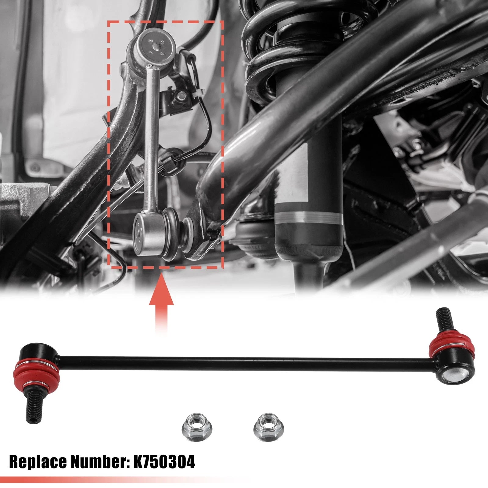 2pcs Front Stabilizer Sway Bar End Links Replacement for Toyota Camry (2012–2017)