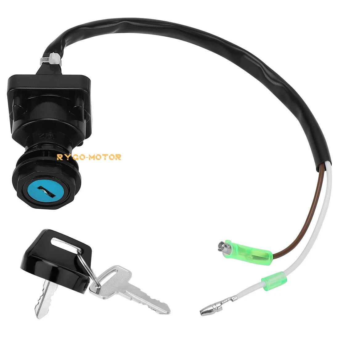 Ignition Key Switch for Kawasaki Bayou 300 KLF300 (1988–2003) Bayou 400 (1993–1999)