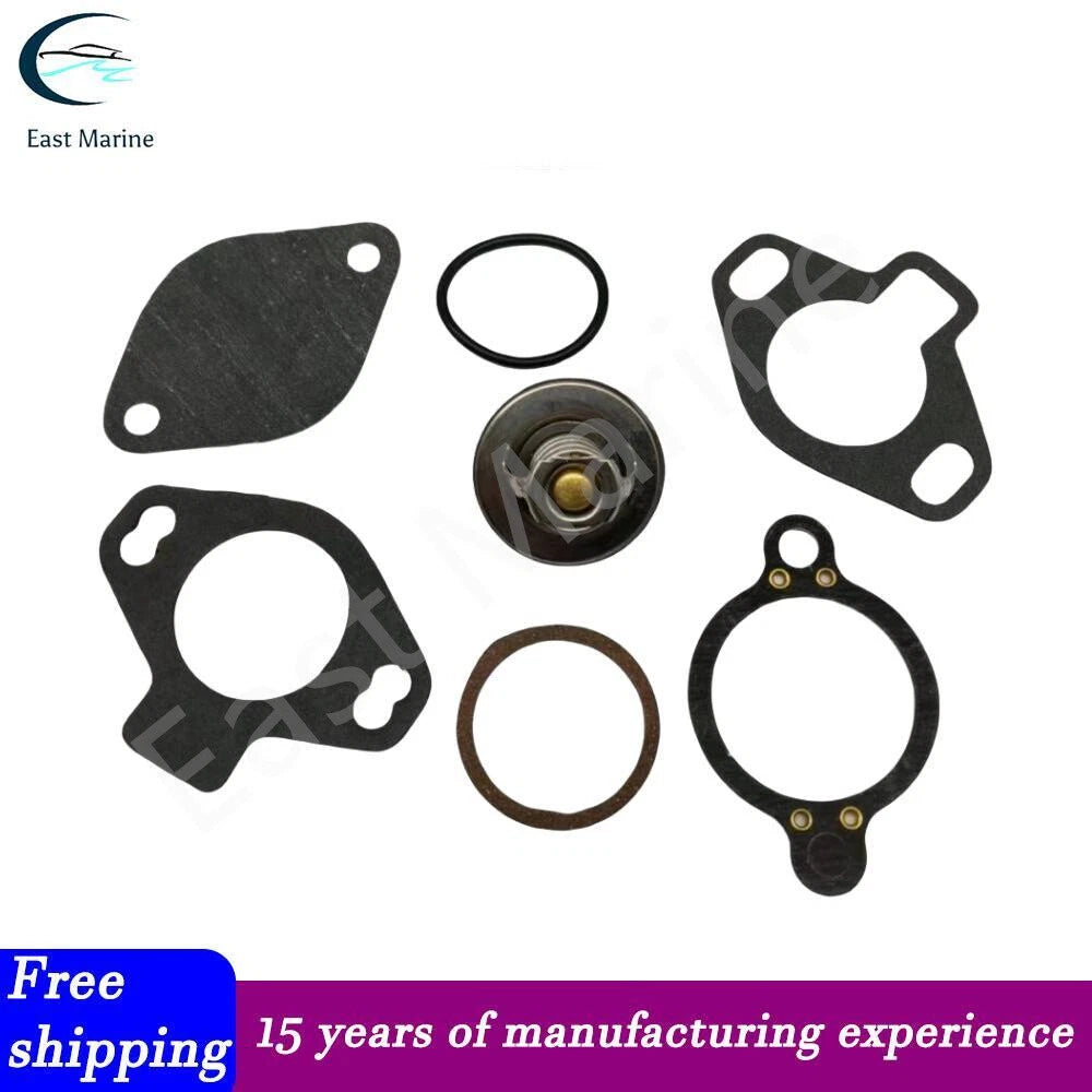 Thermostat Kit 807252Q4 807252T4 for Mercruiser Stern Drive V-6 V-8