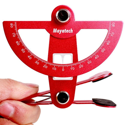 Anodized Aluminum Throw Meter Rudder Angle Ruler for RC Model Airplane