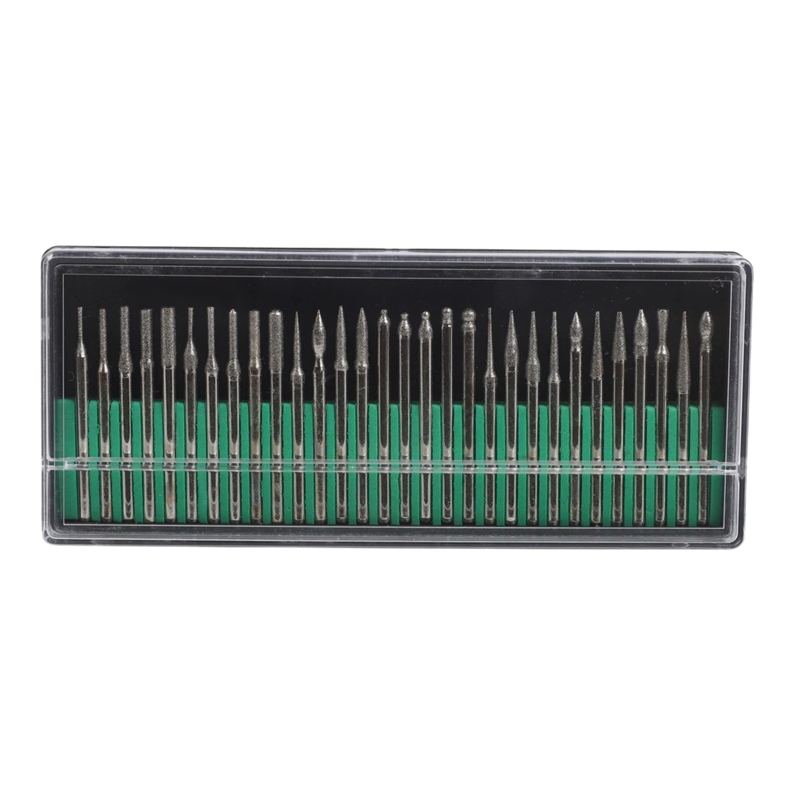30-Piece Diamond Coated Drill Bits Kit for Jewelry Crafting