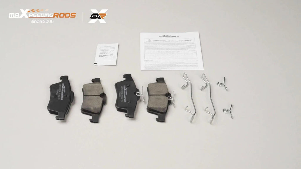 4X Rear Ceramic Brake Pads Set for Ford Transit Connect (2014–2023), Focus (2012–2018)