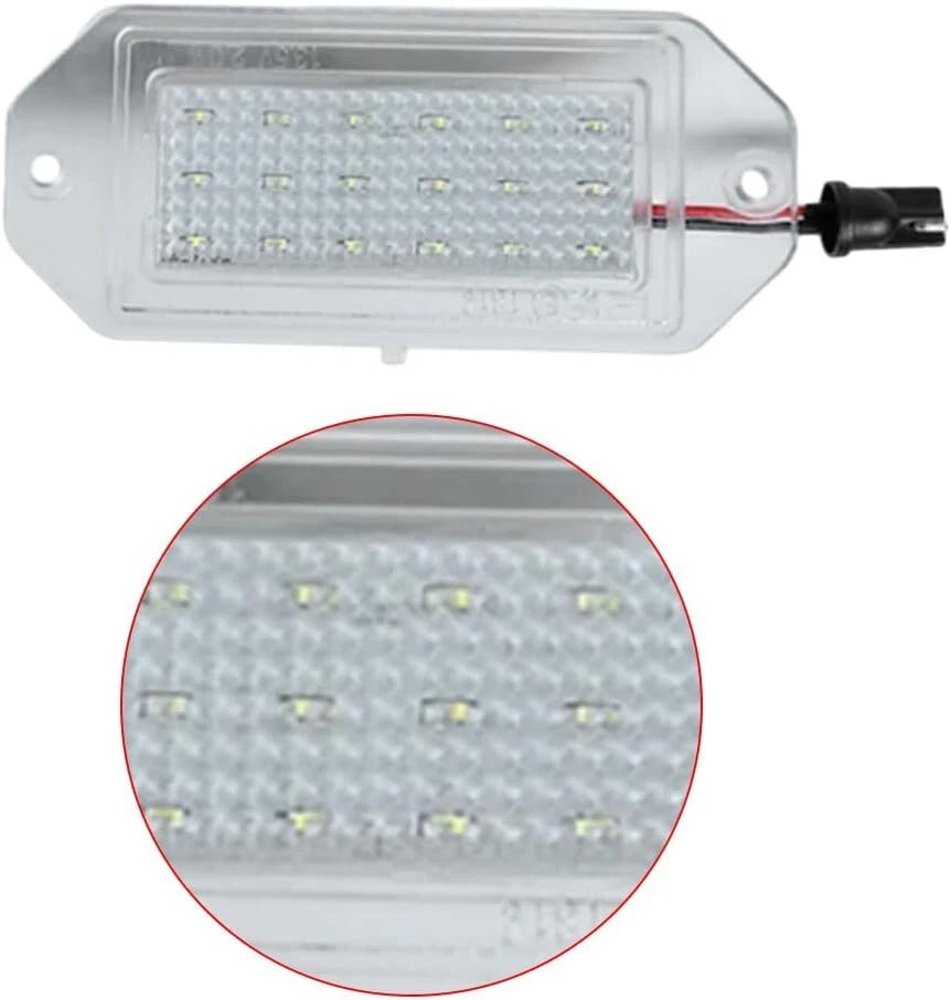 2Pcs White SMD LED License Plate Lamp for Volvo 944 964 S90 (1990–1998)