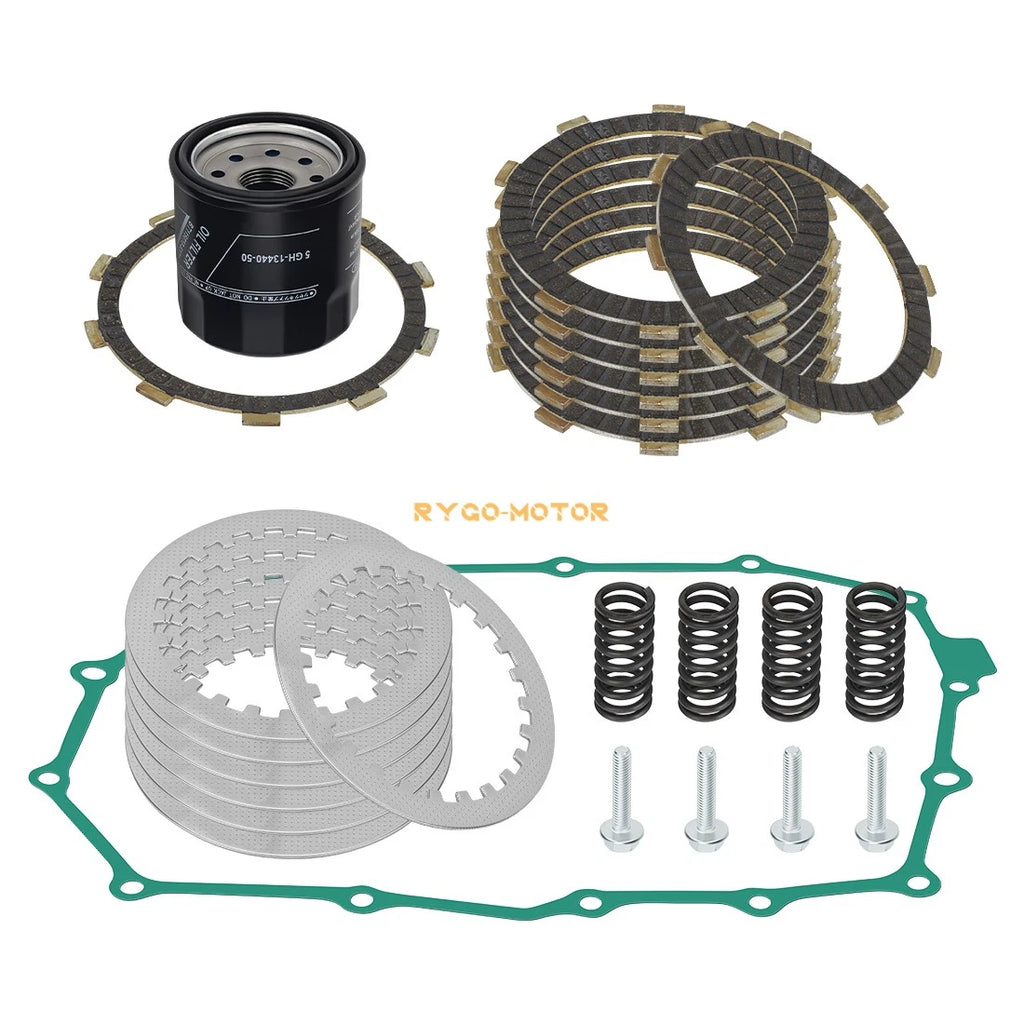 Clutch Friction Steel Plates Gasket Kit for Honda VT750C VT750CD (1998–2003)