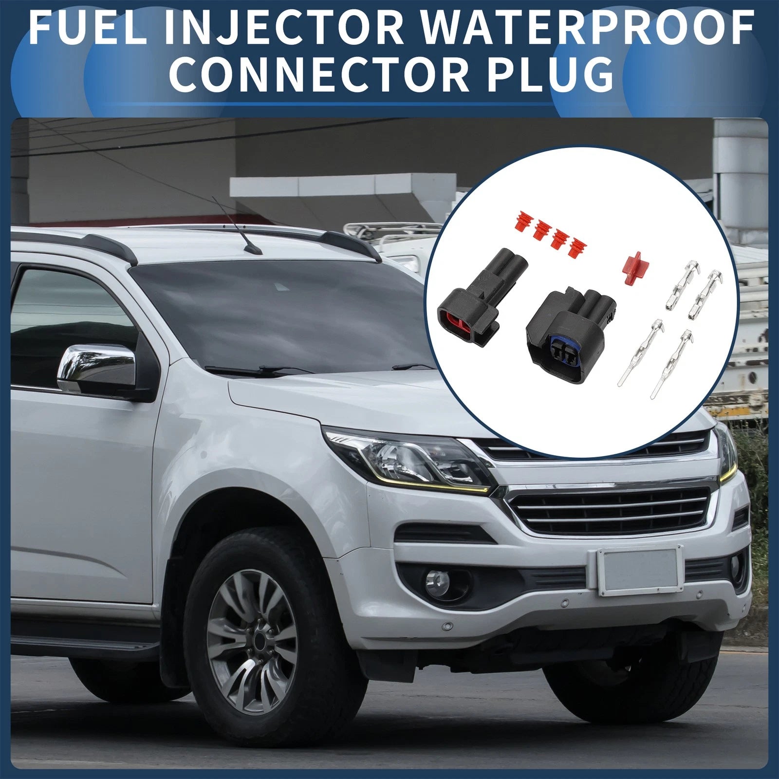 2 Pin Fuel Injector Waterproof Connector Plug for Chevrolet (2011–2018)