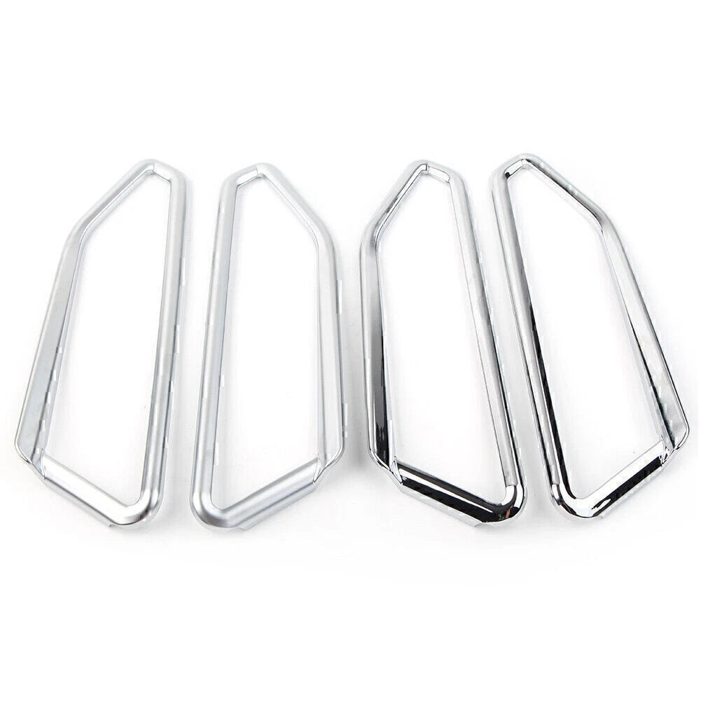 Chrome Front Light Trim Accents for Honda Goldwing GL1800 (2018–2023)