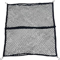 Cargo Net for Car Rear Boot (120x120cm, Double Layer, 6 Hooks)