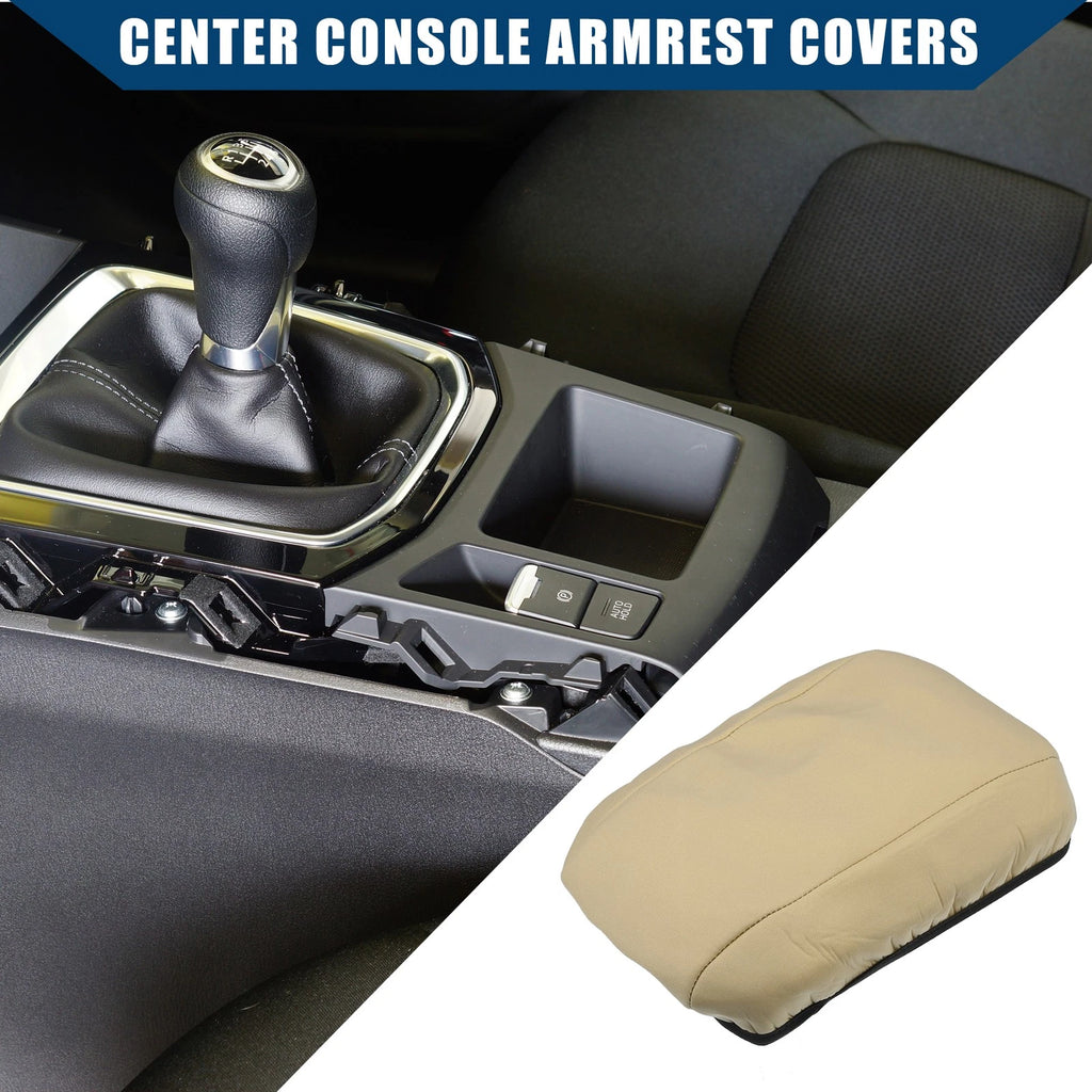 Car Center Console Armrest Covers Replacement for Mazda 6 2006–2015 Brown