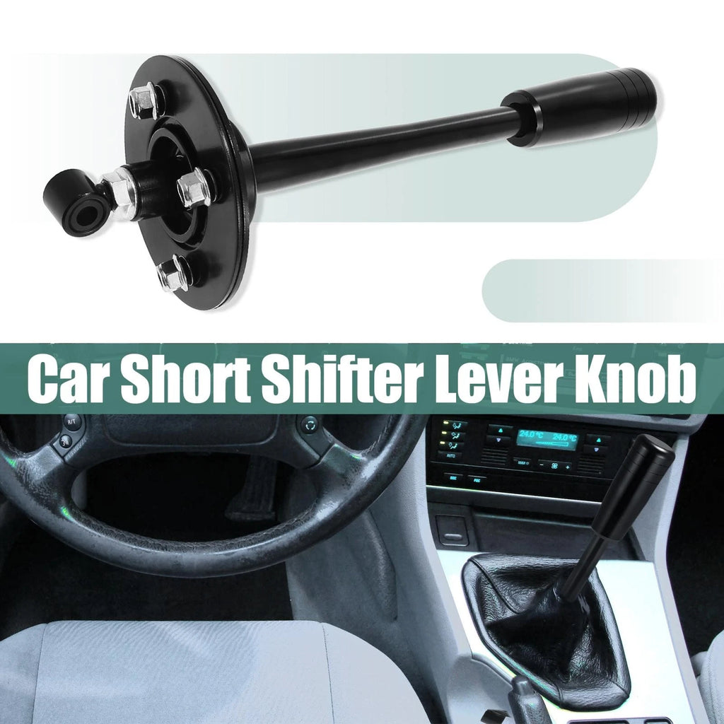 Short Shifter Lever Knob Replacement for BMW E30 E36 E46 E34 E39 (Black)