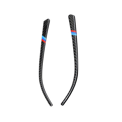 2X Carbon Fiber Side Mirror Stripe Trim for BMW F30/F34/F35 (2013–2018)