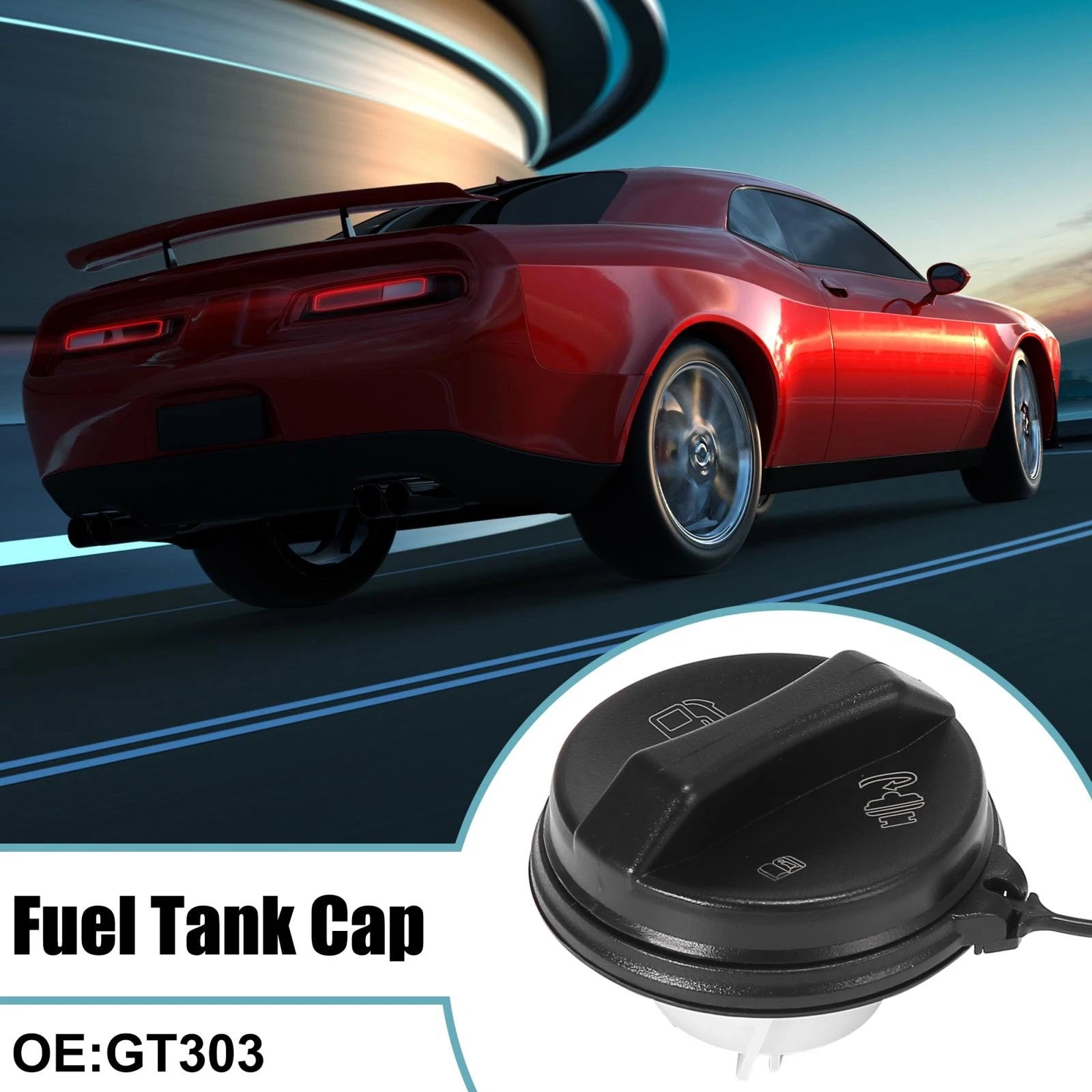 Fuel Tank Cap Cover Replacement for Chevrolet Corvette C6 (2006–2013)