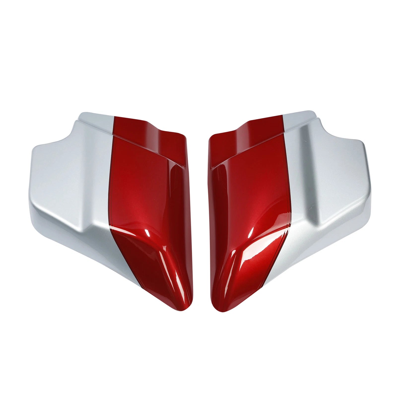 Side Covers Panel for Harley Touring (2009–2024) Wicked Red/Barracuda Silver
