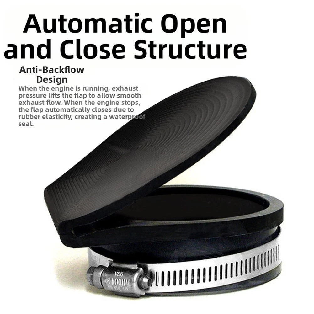 Exhaust Flapper for - Automatic Open-Close Design