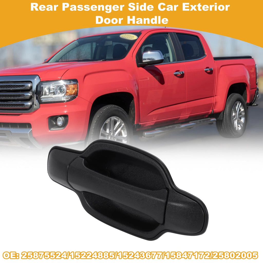 Rear Right Side Exterior Door Handle Replacement for GMC Canyon (2009–2012)