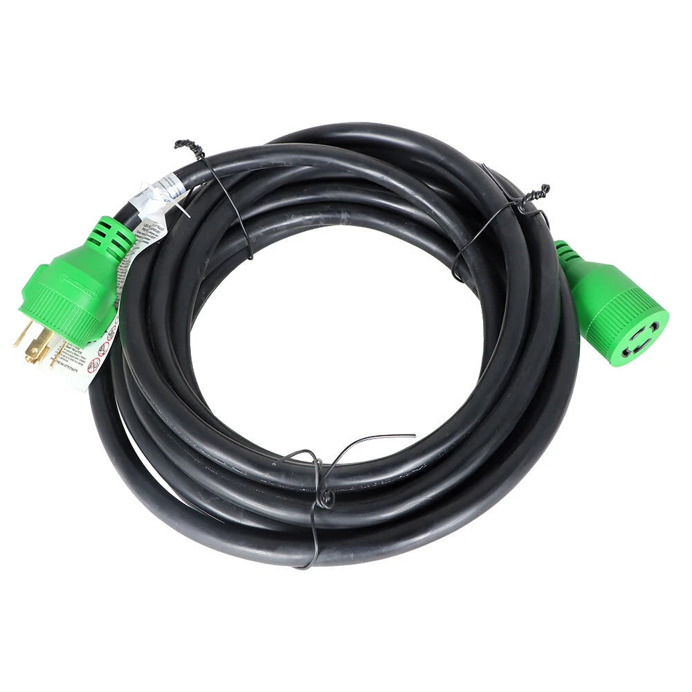 30Amp Generator Inlet Box & Extension Cable Combo NEMA L14-30 25ft