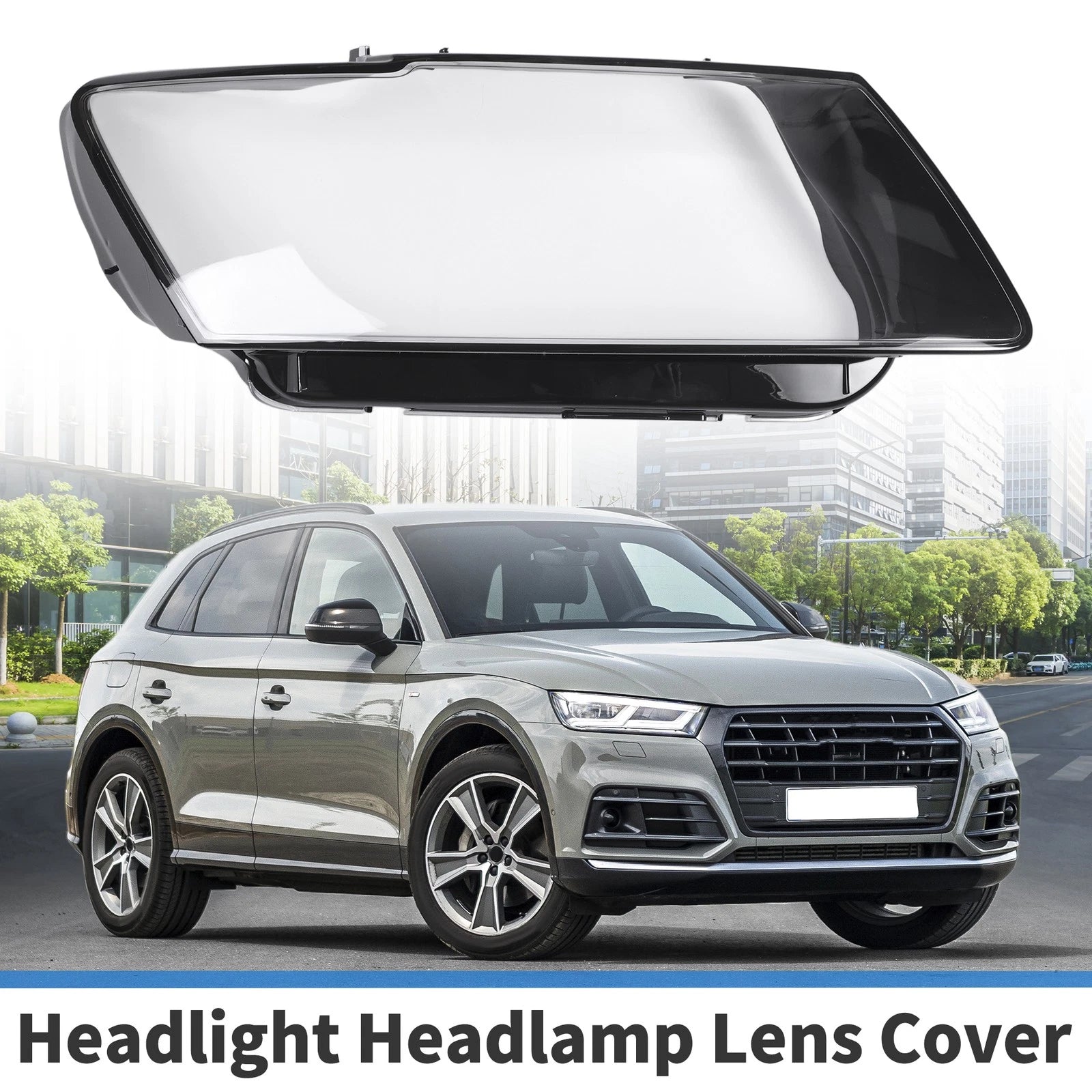 Headlight Lens Cover Front Right for Audi Q5 (2013–2017)