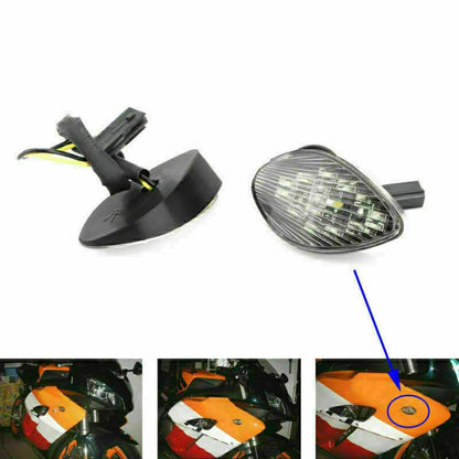 Clear Turn Signals for Honda CBR 1000RR (2004–2005) T9