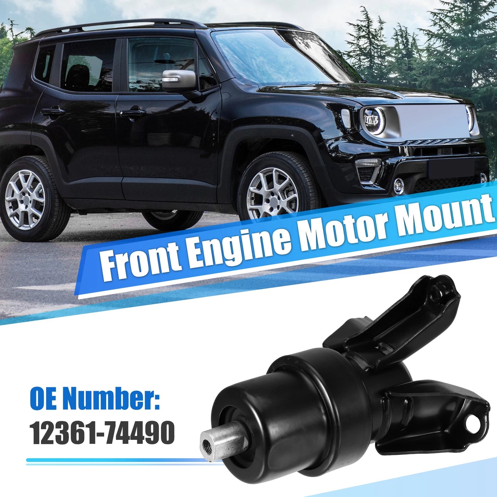 Front Engine Motor Transmission Mount Replacement for Toyota Camry (1997–2001)