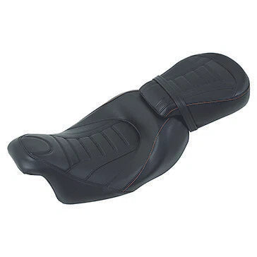 Driver Passenger Seat for Harley Touring Electra Glide Road King (2009–2023) Black
