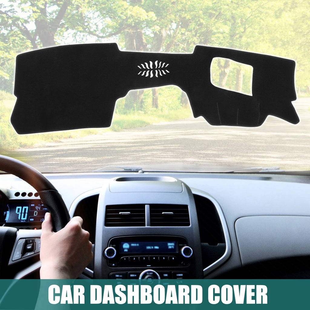 Dashboard Cover Black Polyester Mat Protector for Mazda CX-30 (2020–2023)