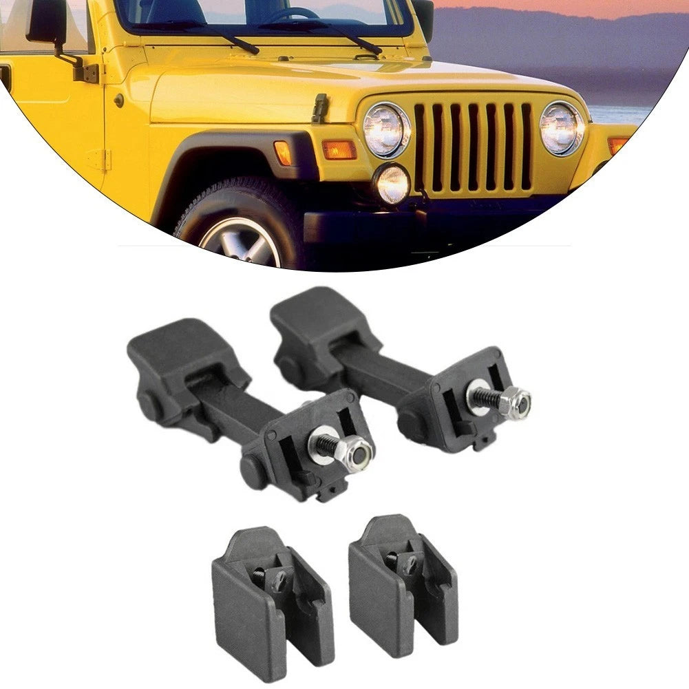 Hood Latch Kit for Rubber + Stainless Steel Replacement