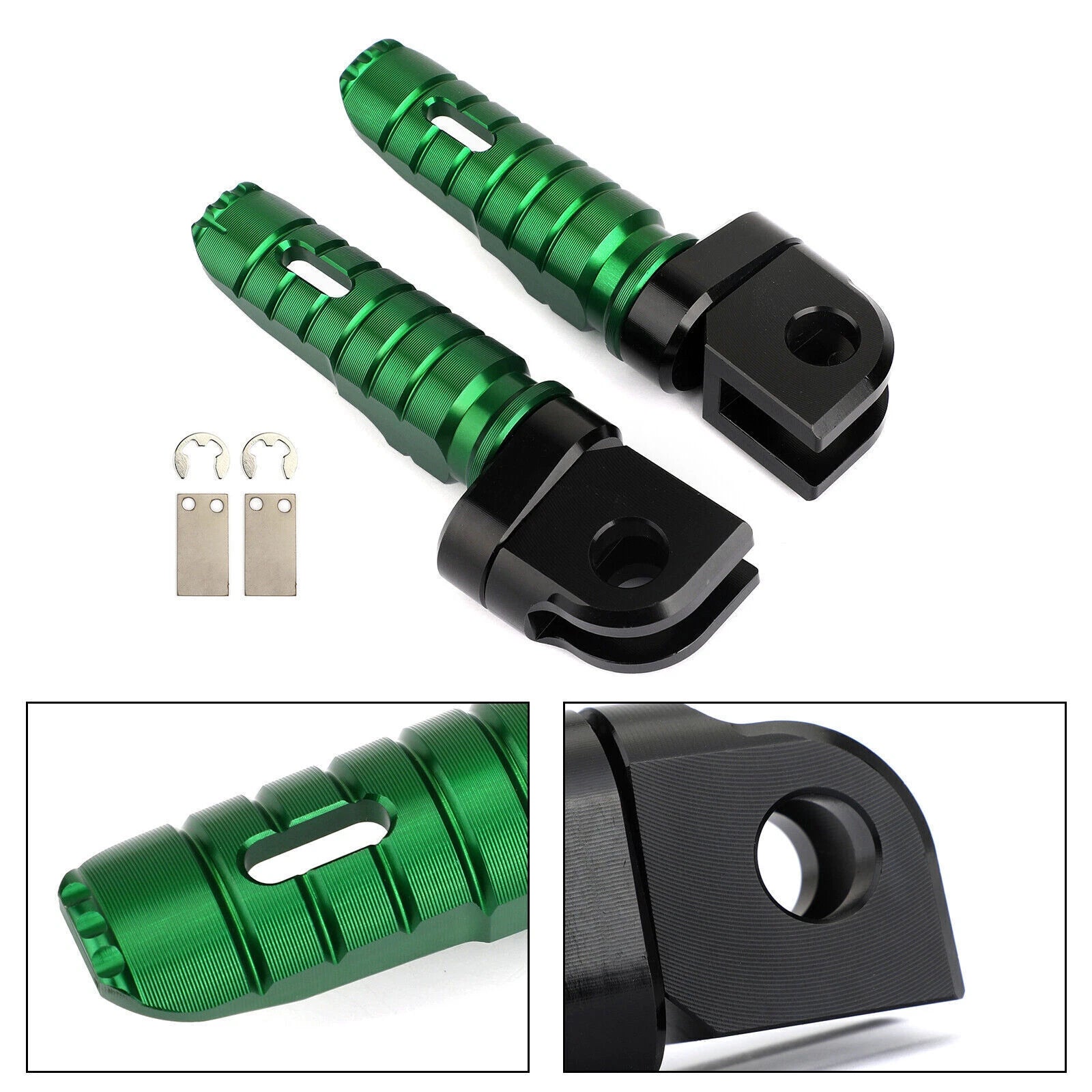 Front Footrests Foot Pegs for Kawasaki Z400 Z650 Z800 Z900 Z1000 (2018–2023)