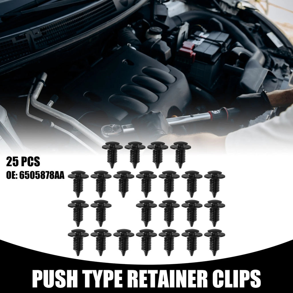 25 Pcs Door Panel Clips Replacement for Dodge Ram 1500 (2001–2001)