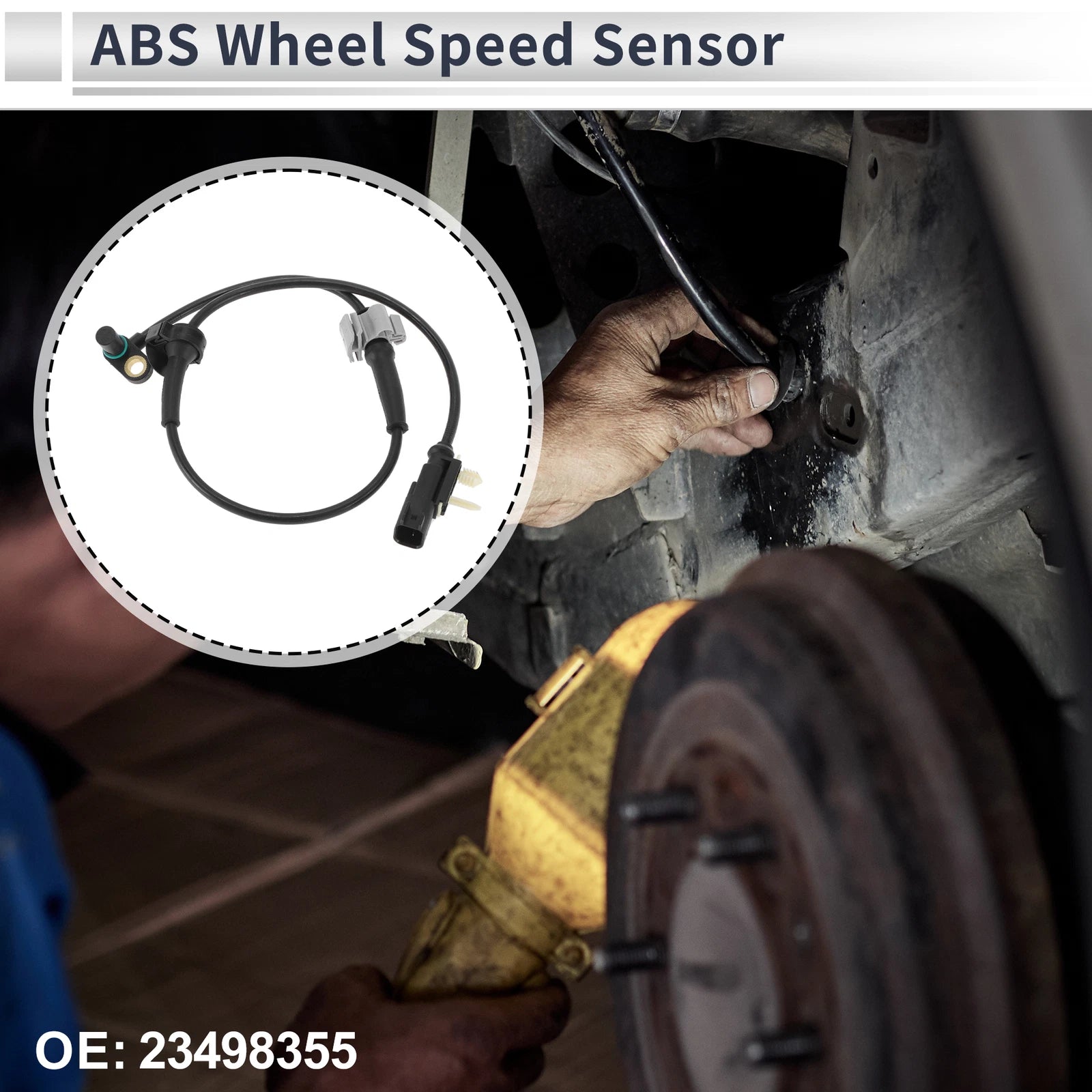 ABS Wheel Speed Sensor for Chevrolet Silverado 1500 (2014–2018) 1 Pcs Front Left/Right