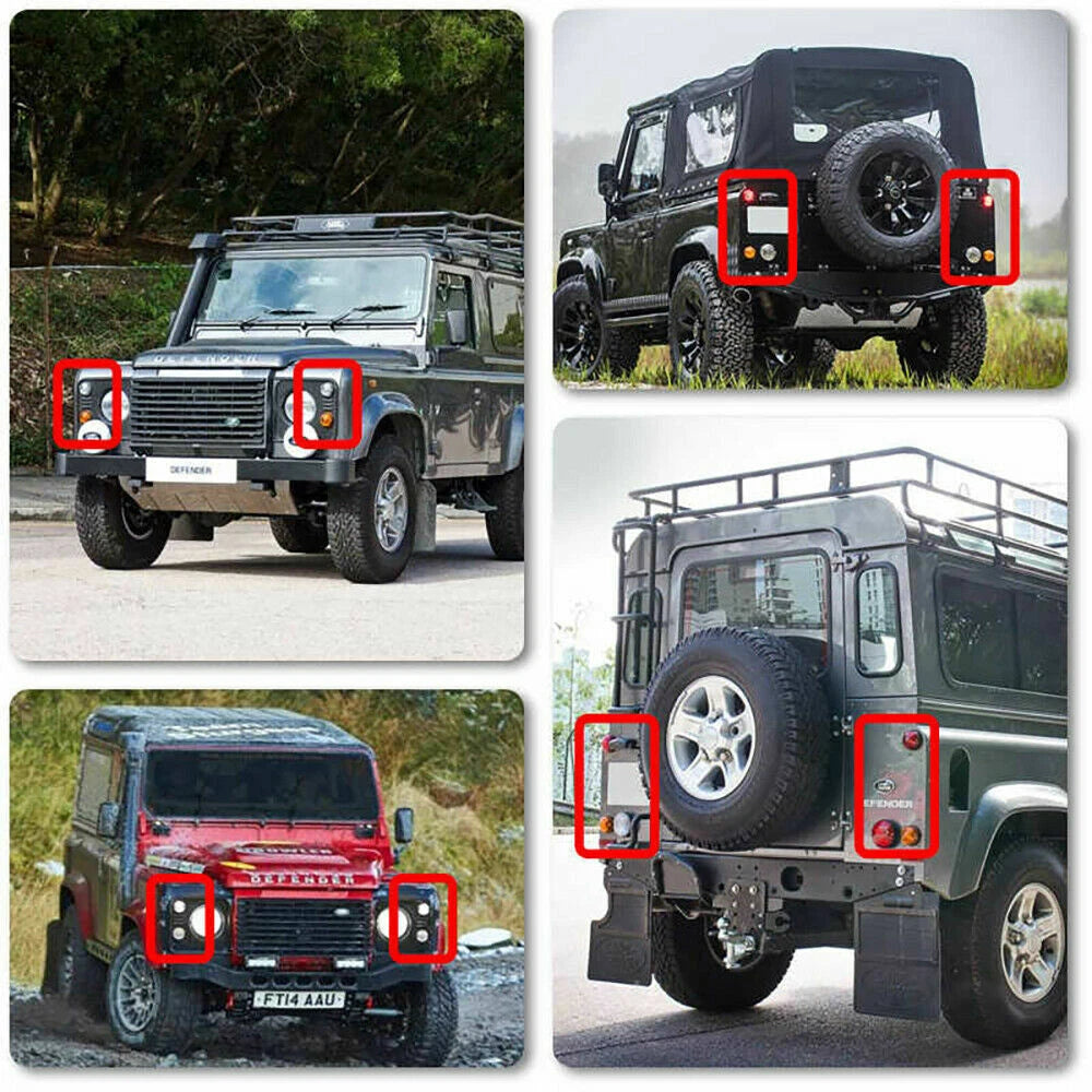 10pcs LED Light Upgrade Kit for Land Rover Defender 90/110 (1983–2016)