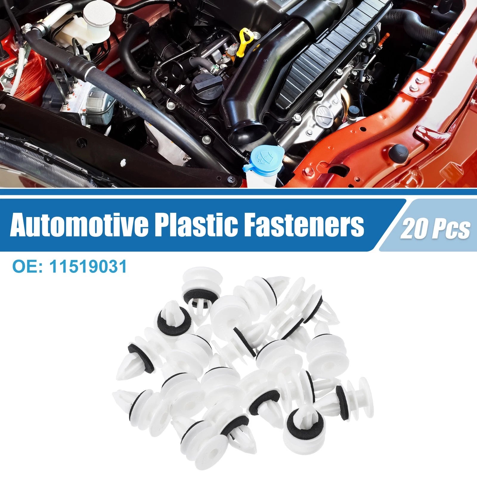 Door Panel Clips 20 Pc Replacement for Chevrolet Plastic (2005–2025)